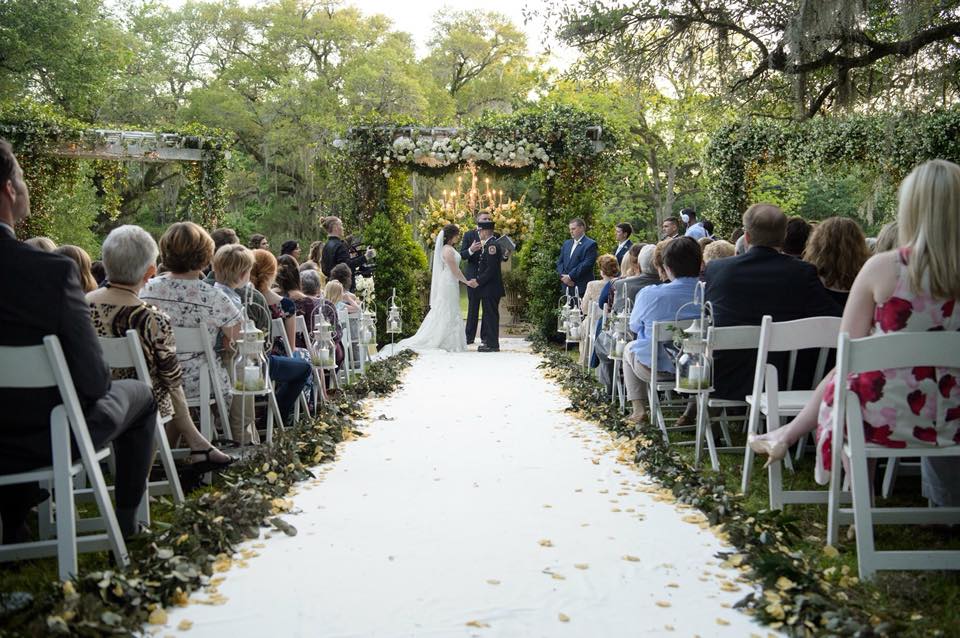 Couple getting married