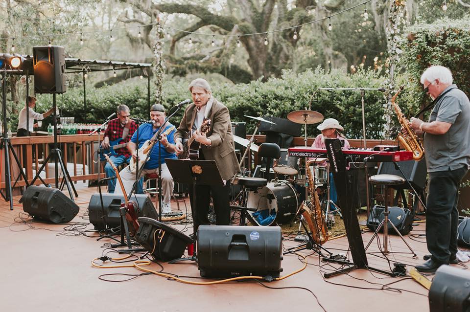 Live performance performed at an outdoor gathering